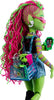 Monster High - G3 - Venus Mcflytrap Doll with Monster pet Cat Chewlian and Accessories like Backpack, Notebook Snacks and more