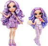 RAINBOW HIGH - Jr High PJ PARTY - VIOLET (Purple) 9" posable doll with soft onesie, slippers, play accessories