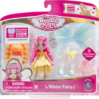 Royale High Core Deluxe Figure - 3” WATER FAIRY Fashion Doll - 1 Figure with 9 Fashion Accessories - Virtual Item Code Included - Series 2 - on clearance