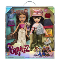 Bratz Dolls - Original 2 - Pack - YASMIN and JADE including 4 full outfits and accessories