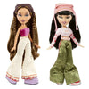 Bratz Dolls - Original 2 - Pack - YASMIN and JADE including 4 full outfits and accessories
