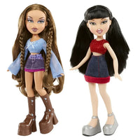 Bratz Dolls - Original 2 - Pack - YASMIN and JADE including 4 full outfits and accessories