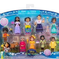 Disney - ENCANTO - Ultimate Madrigal Family Set - Includes 10 articulated small dolls with acessories.