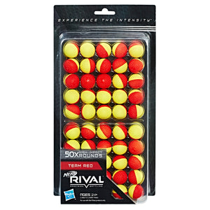 Nerf Rival - 50 Rounds Refill pack of Ammo - RED / YELLOW