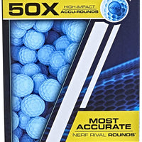 Nerf Rival - 50 Accu-Round Refill, Includes 50 Accu-rounds ammo , the most accurate rival rounds