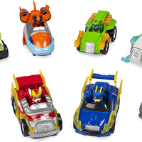 PAW PATROL - 8 pack gift set DIECAST Mighty pups vehicles including Everest , Tracker and all 6 pups vehicles