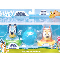 BLUEY - Water Squirters set of 3 bath toys