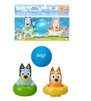 BLUEY - Water Squirters set of 3 bath toys
