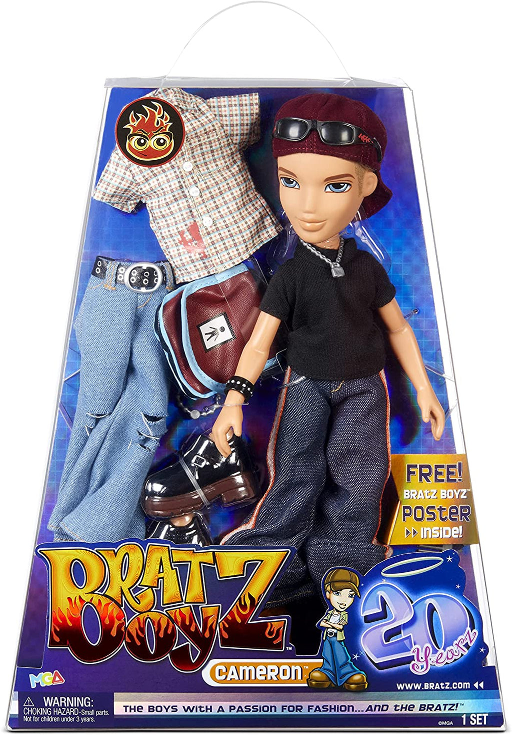 Bratz Dolls - 2021 original dolls - CAMERON 20th Anniversary re-release