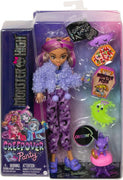 Monster High - Creepover Party - Clawdeen Wolf Doll with Pet Cat Crescent