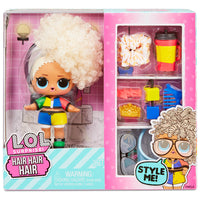 L.O.L LOL Surprise - HAIR HAIR HAIR - WHITE FRIZZY HAIR 1 Doll + Accessories