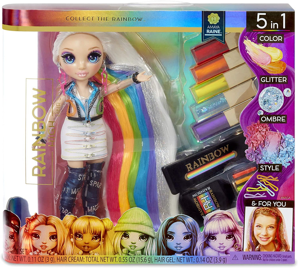 RAINBOW HIGH - HAIR STUDIO with exclusive doll AMAYA RAINE
