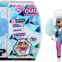 L.O.L LOL Surprise - OMG Winter Chill - ICY GURL fashion doll & BRRR B.B Doll with 25+ surprises - clearance
