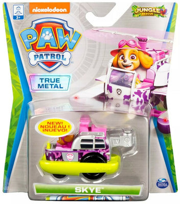 Paw Patrol JUNGLE RESCUE Skye Helicopter Diecast 1:55 Scale