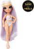 RAINBOW HIGH -  Pacific Coast Iridescent MARGOT DE PERLA White(Iridescent White) Fashion Doll with interchangeable legs - on clearance