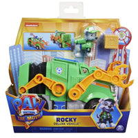 Paw Patrol - Rocky's Deluxe Movie Transforming Vehicle with Rocky Figure