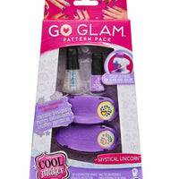 GO GLAM - Pattern Pack MYSTICAL UNICORN - Cool maker for use with Go Glam Nail Salon - ON CLEARANCE