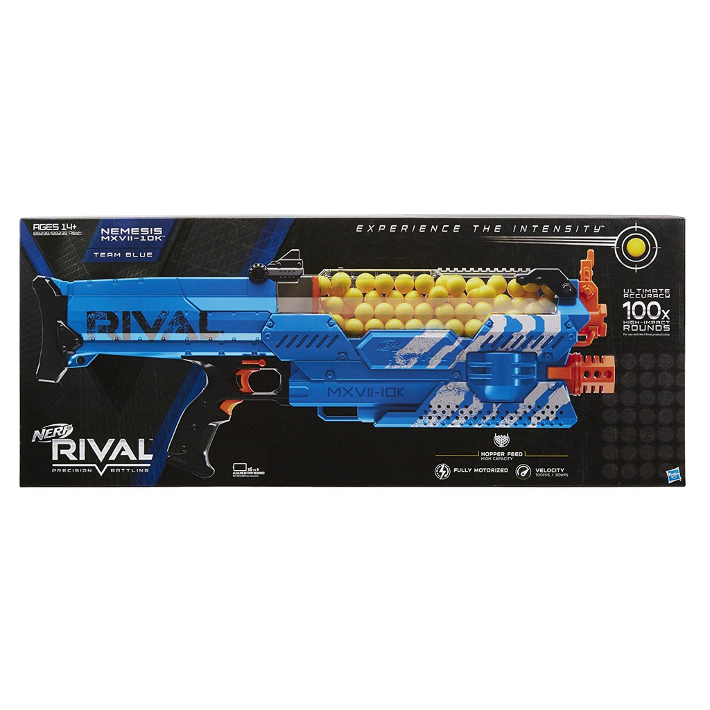 Nerf Rival - NEMESIS MXV11-10k Blaster - BLUE - MOTORIZED