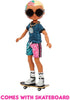 L.O.L LOL Surprise - OMG Guys Fashion Doll COOL LEV with 20 surprises including skateboard & accessories