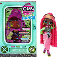 L.O.L LOL Surprise - OMG DANCE - Virtuelle Fashion doll with 15 surprises incl Magic Black Light