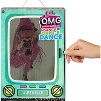 L.O.L LOL Surprise - OMG DANCE - Virtuelle Fashion doll with 15 surprises incl Magic Black Light