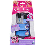 GO GLAM - Pattern Pack PARTY POP - Cool maker for use with Go Glam Nail Salon - ON CLEARANCE