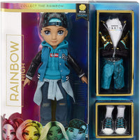 RAINBOW HIGH -  River Kendall- TEAL BOY Fashion Doll with 2 Complete Mix & Match outfits