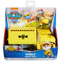 PAW Patrol, Big Truck Pups Rubble's Transforming Toy Truck with Pup Action Figure