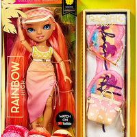 RAINBOW HIGH -  Pacific Coast SIMONE SUMMERS (Light Pink) Fashion Doll with interchangeable legs