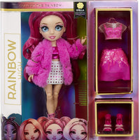 RAINBOW HIGH -  STELLA MONROE - FUCHSIA (HOT PINK) Fashion Doll with 2 Complete Mix & Match outfits