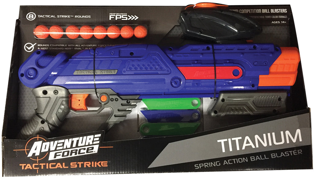 DART ZONE - ADVENTURE FORCE - Titanium Blaster compatible with NERF RIVAL