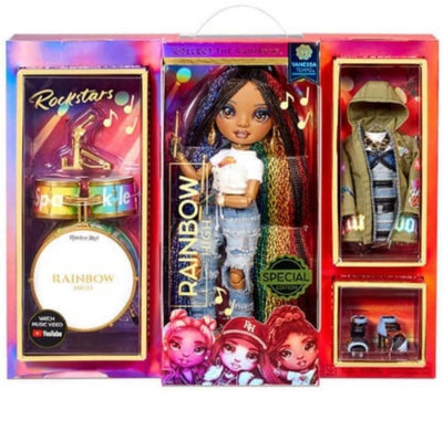 RAINBOW HIGH -  Rockstar  VANESSA TEMPO Fashion Doll