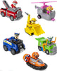 Paw Patrol - ORIGINAL - Set of ALL 6 PUPS and VEHICLES (chase,rocky,rubble,skye,marshall,zuma)