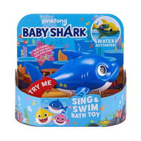 Robo Alive - BABY SHARK - Daddy shark BLUE Sing & Swim Bath Toy