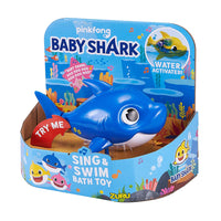 Robo Alive - BABY SHARK - Daddy shark BLUE Sing & Swim Bath Toy