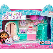 Gabby's Dollhouse - Bakey with Cakey Kitchen with Figure and 3 Accessories, 3 Furniture and 2 Deliveries