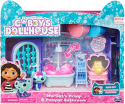 Gabby's Dollhouse - Primp and Pamer Bathroom with Mercat Figure, 3 accessories , 3 furniture and 2 Deliveries - ON CLEARANCE
