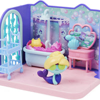 Gabby's Dollhouse - Primp and Pamer Bathroom with Mercat Figure, 3 accessories , 3 furniture and 2 Deliveries - ON CLEARANCE