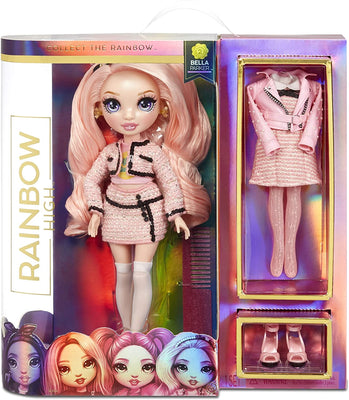 RAINBOW HIGH -  BELLA PARKER - Pink Fashion Doll with 2 Exclusive Outfits