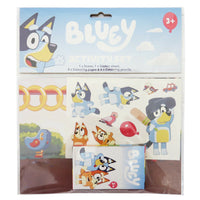 BLUEY - SHOWBAG - includes Backpack , Activity Set , Bucket Hat , Stickers , mask ++ lots more