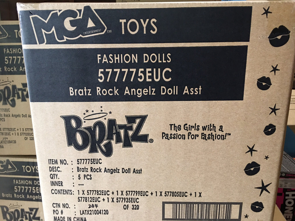 Bratz Dolls - 2021 original dolls - Rock Angelz Complete set of 5 (Cloe , Jade , Sasha , Yasmin , Roxxie )