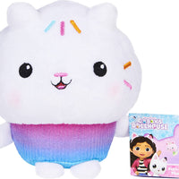 Gabby's Dollhouse - 7-inch (17.5cm) Cakey Cat Purr-ific Plush Toy - Genuine Licensed plush