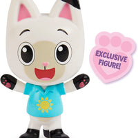 Gabby's Dollhouse -  Carlita Toy Car with Pandy Paws Collectible Figure and 2 Accessories