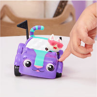 Gabby's Dollhouse -  Carlita Toy Car with Pandy Paws Collectible Figure and 2 Accessories