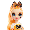 RAINBOW HIGH -  CHEER POPPY ROWAN - Orange Fashion Doll with Pom Poms, Cheerleader Doll