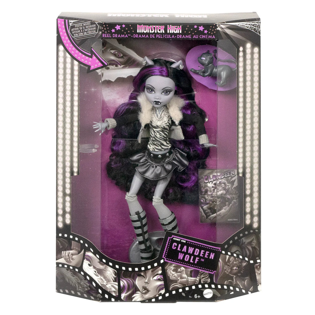 Monster High - REEL DRAMA - Clawdeen Wolf Doll - COMING SOON
