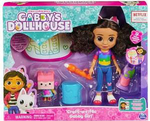 Gabby's Dollhouse -  Gabby Deluxe Craft Dolls and Accessories with Water Pad and Water Brush Pen - on clearance