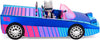 L.O.L LOL Surprise Dance Machine Car with Exclusive Doll, Surprise Pool, Dance Floor and Magic Black Light