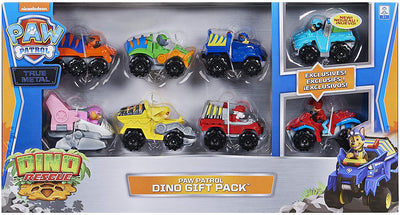 Paw Patrol -  Dino Rescue - 8 pack of True Metal Dino Rescue vehicles including RYDER and REX