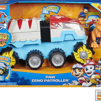 Paw Patrol - Dino Rescue - Dino Patroller Motorized Team Vehicle with Exclusive Chase and T. Rex Figures